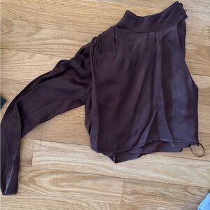 Elegant Brown Women's Top
